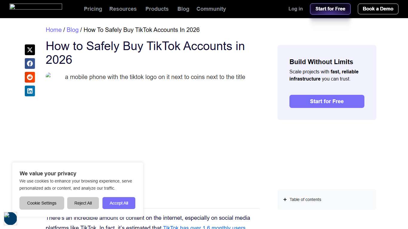 How to Safely Buy TikTok Accounts in 2026 - Proxidize